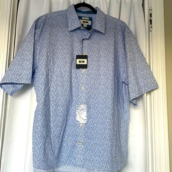 NWT! Joseph Abboud SS Button Down Shirt - Size 3X Classic Fit. - Picture 4 of 5